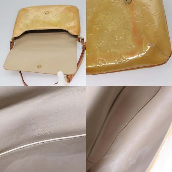 LOUIS VUITTON Monogram Vernis Thompson Street Bag Beige M91301 - Picture 11 of 12